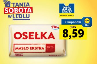Masło osełka 300g w Lidlu